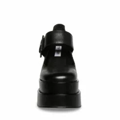 New ๐ฏ SteveMadden CARLY BLACK LEATHER ๐ฏ 11 New ๐ฏ SteveMadden CARLY BLACK LEATHER ๐ฏ -Steve Madden Sales Store STEVEMADDEN SHOES CARLY BLACK LEATHER FRONT