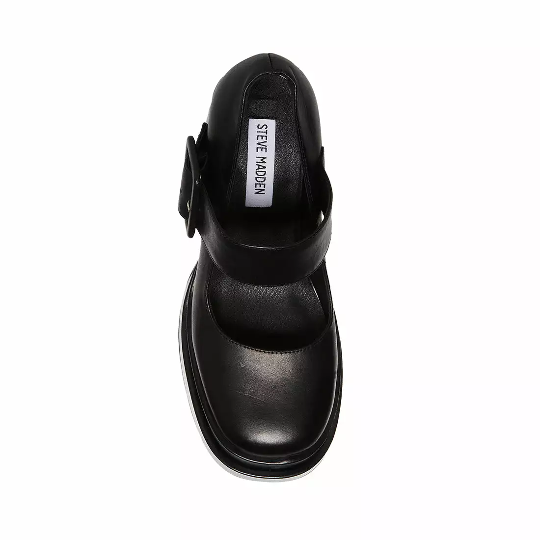 New ๐ฏ SteveMadden CARLY BLACK LEATHER ๐ฏ 6 New ๐ฏ SteveMadden CARLY BLACK LEATHER ๐ฏ - Image 4