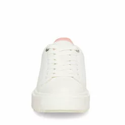 Best Sale 🌟 SteveMadden CATCHER PINK/WHITE 🛒 -Steve Madden Sales Store STEVEMADDEN SHOES CATCHER PINK WHITE FRONT