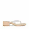 Budget 🛒 SteveMadden CLAUDETTE CLEAR 🎁 -Steve Madden Sales Store STEVEMADDEN SHOES CLAUDETTE CLEAR SIDE 3