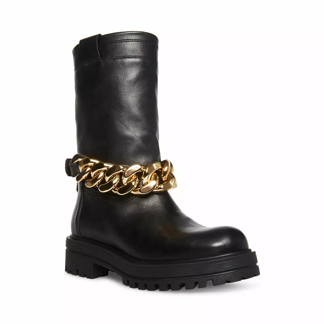 Best Pirce ✨ SteveMadden DEVOTION BLACK LEATHER ✔️ 4 Best Pirce ✨ SteveMadden DEVOTION BLACK LEATHER ✔️ - Image 2