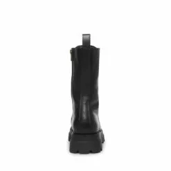 New 🔔 SteveMadden EBBA BLACK LEATHER 😀 -Steve Madden Sales Store STEVEMADDEN SHOES EBBA BLACK LEATHER BACK 1