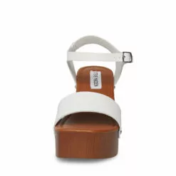 Outlet ❤️ SteveMadden IVY WHITE 🧨 -Steve Madden Sales Store STEVEMADDEN SHOES IVY WHITE FRONT