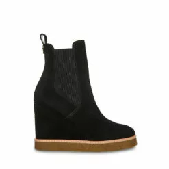 Top 10 ⭐ SteveMadden MOORIS BLACK SUEDE 🤩