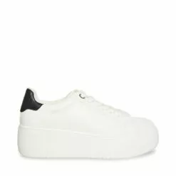 New ❤️ SteveMadden ROCKAWAY WHITE/BLACK 🤩