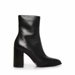 Cheapest 😀 SteveMadden TRUDY BLACK LEATHER 🛒 -Steve Madden Sales Store STEVEMADDEN SHOES TRUDY BLACK LEATHER3 2