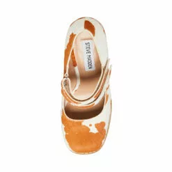Discount 👏 SteveMadden TWICE-P COW PRINT 🧨 20 Discount 👏 SteveMadden TWICE-P COW PRINT 🧨 -Steve Madden Sales Store STEVEMADDEN SHOES TWICE P BROWN TAN TOP
