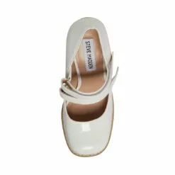 Coupon 🔔 SteveMadden TWICE WHITE PATENT 🎁 -Steve Madden Sales Store STEVEMADDEN SHOES TWICE WHITE PATENT TOP